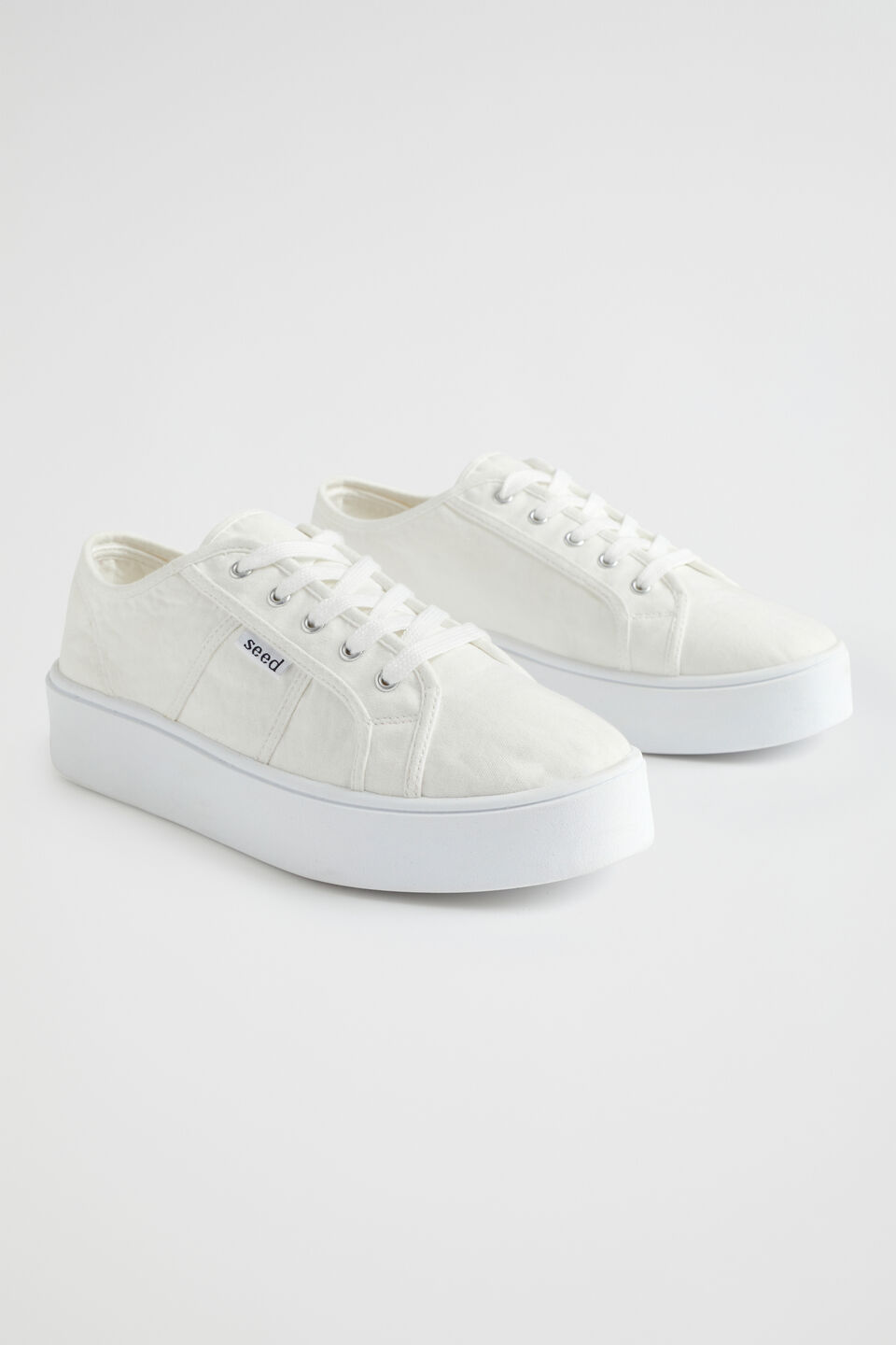 Billie Flatform Sneaker  White