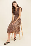 Floral Frill Midi Dress  Acorn Floral  hi-res