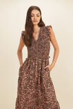Floral Frill Midi Dress  Acorn Floral  hi-res