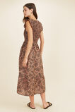 Floral Frill Midi Dress  Acorn Floral  hi-res