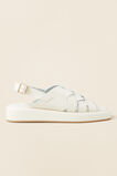 Zoya Leather Flatform Sandal  French Vanilla  hi-res