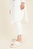 Zoya Leather Flatform Sandal  French Vanilla  hi-res