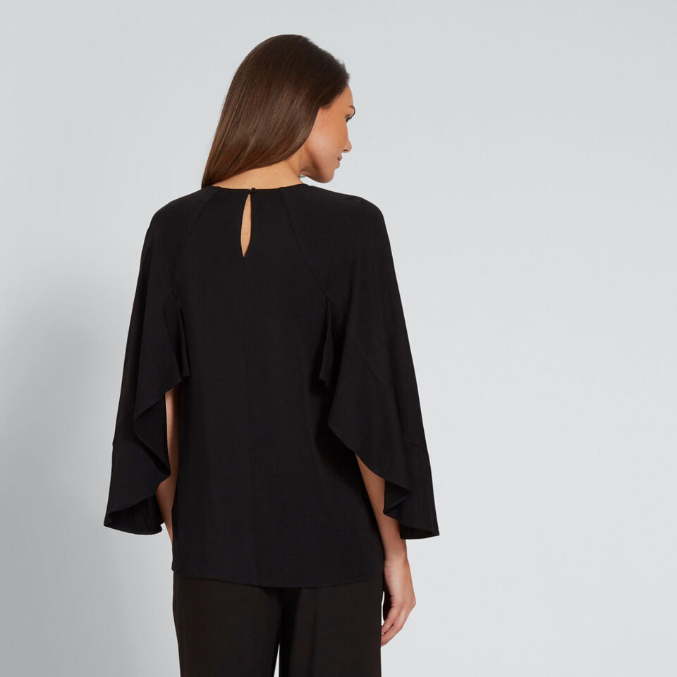 Ruffle Sleeve Blouse  