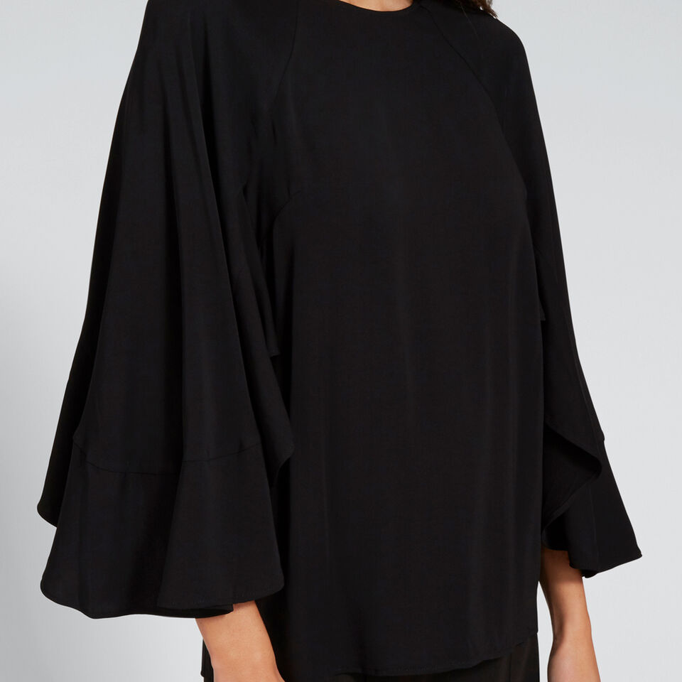 Ruffle Sleeve Blouse  