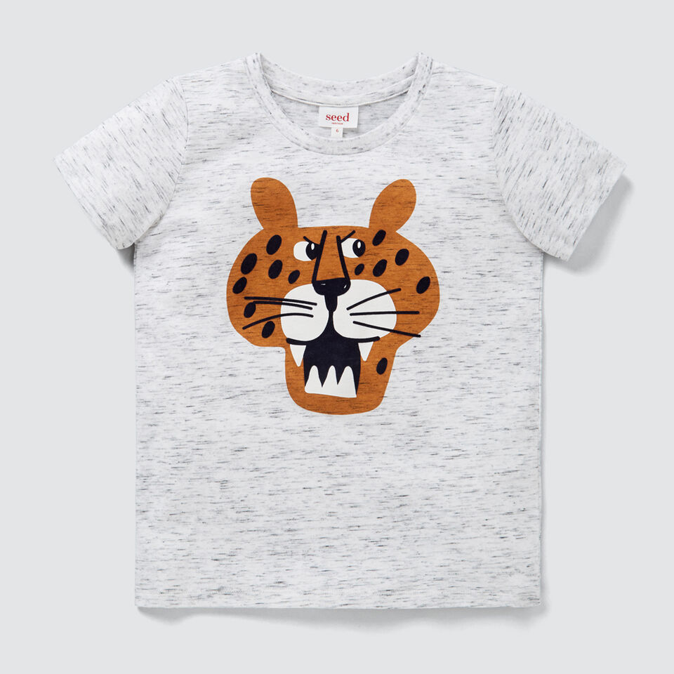 Flock Leopard Tee  