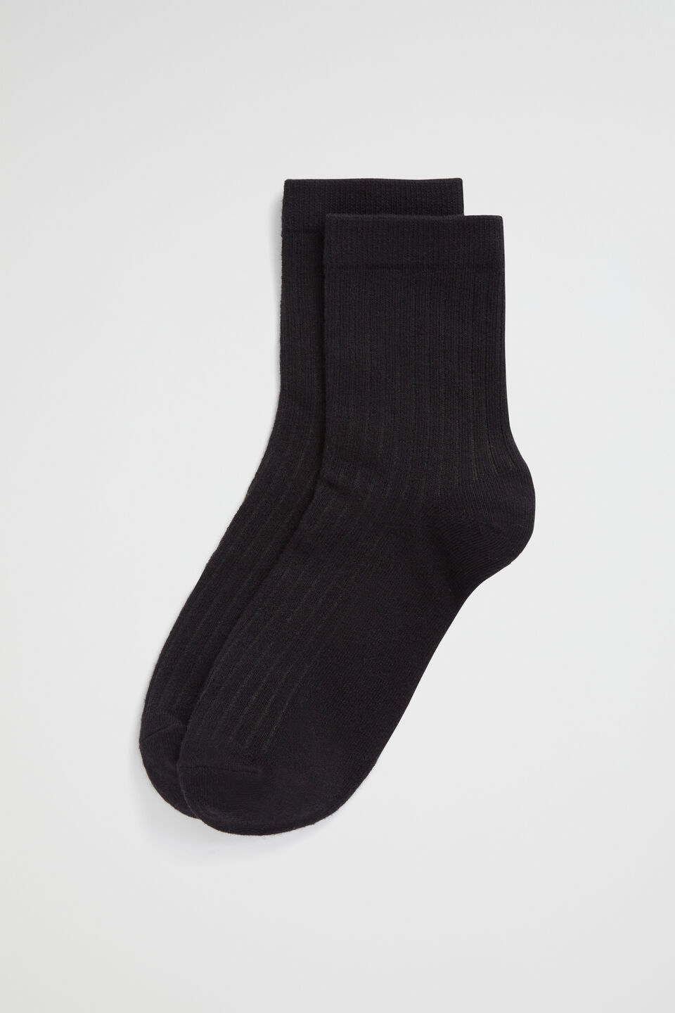 1/4 Crew Socks  Black