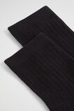 1/4 Crew Socks  Black  hi-res