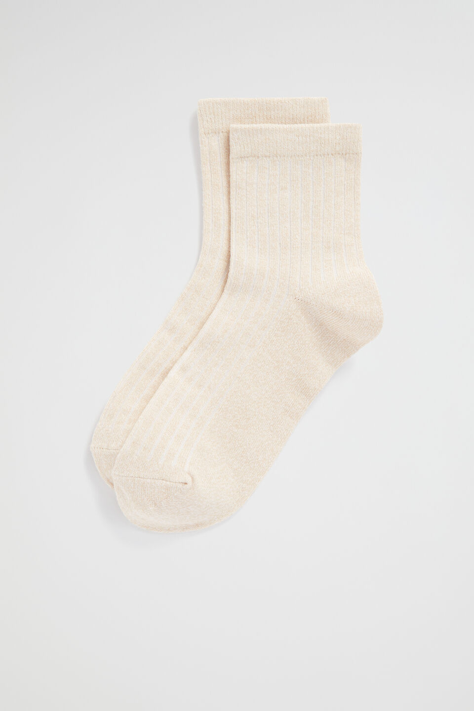 1/4 Crew Socks  Oatmeal