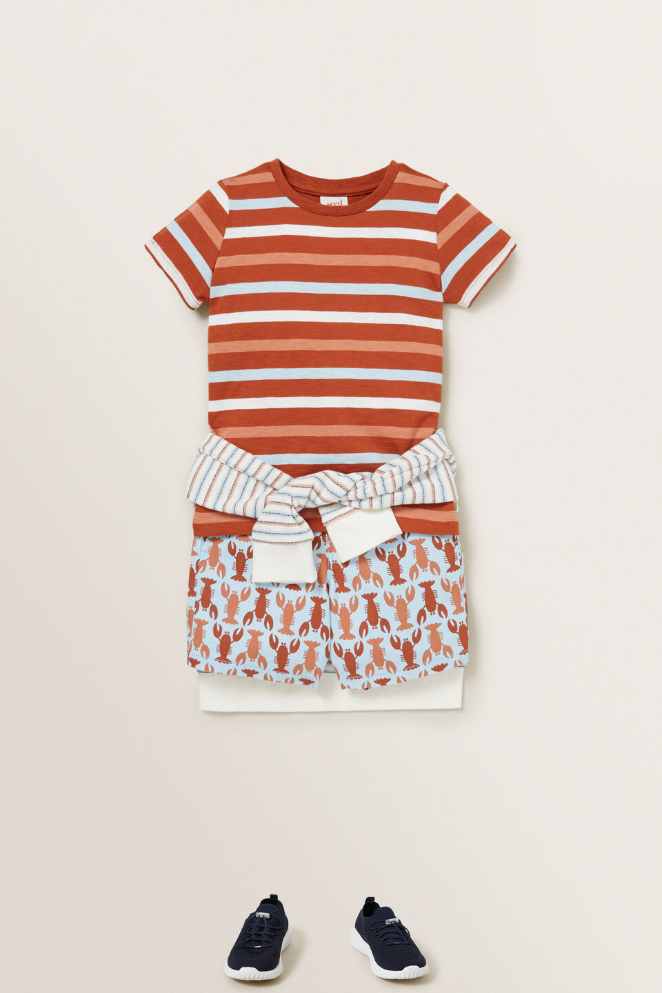 Multi Stripe Tee  
