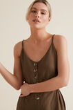 Shirred Waist Jumpsuit    hi-res