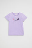 Core Logo Tee  Lavender Multi  hi-res