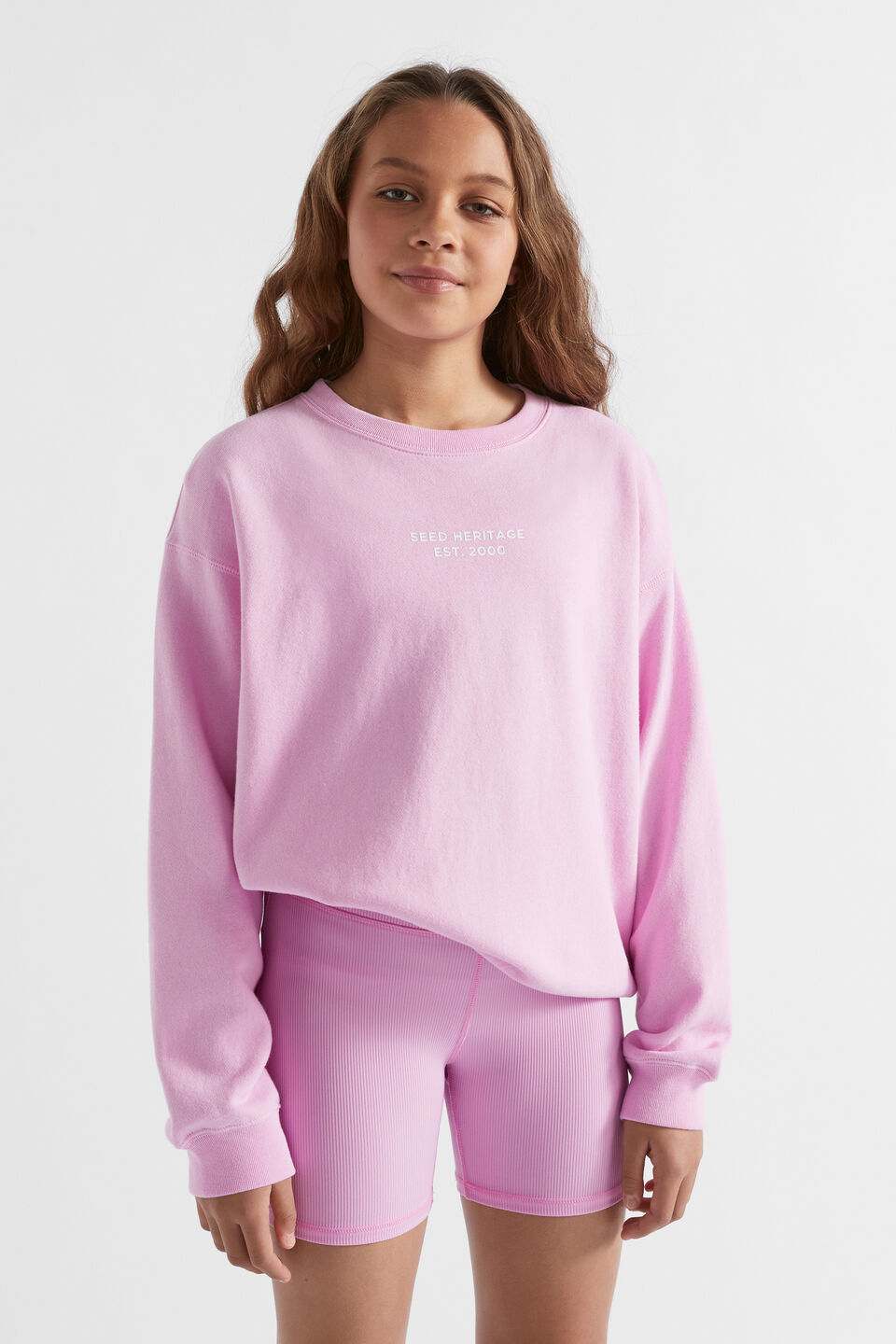 Core Relaxed Sweat  Soft Orchid