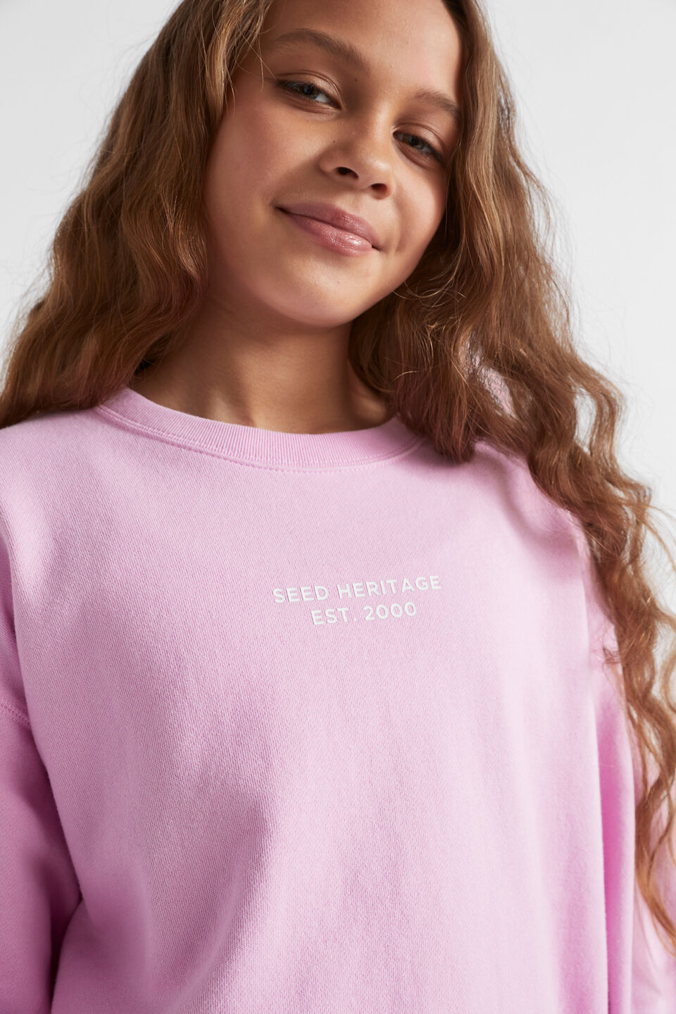 Core Relaxed Sweat  Soft Orchid