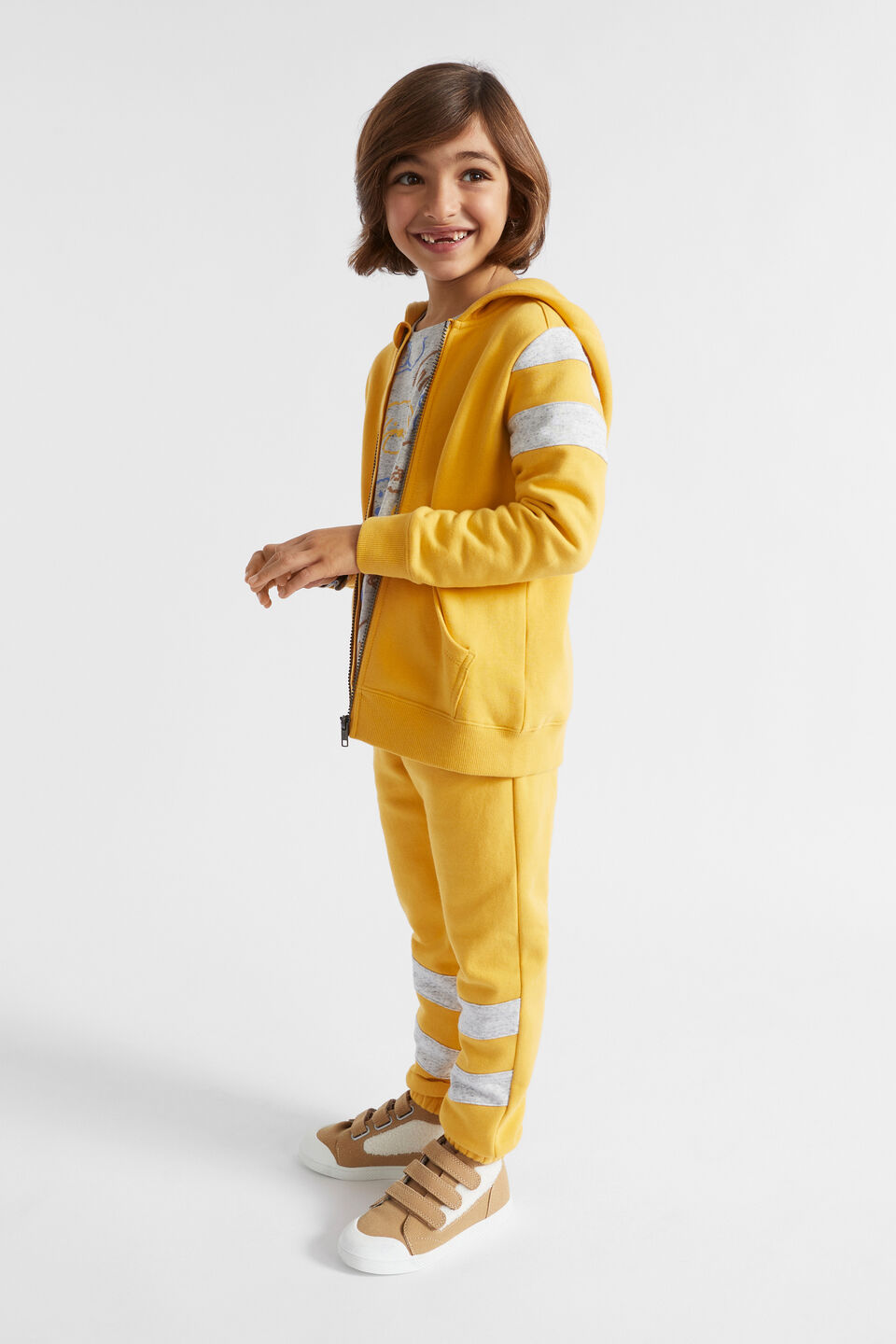 Spliced Hoodie  Wattle