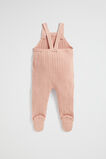 Rib Knit Overall  Chalk Pink  hi-res