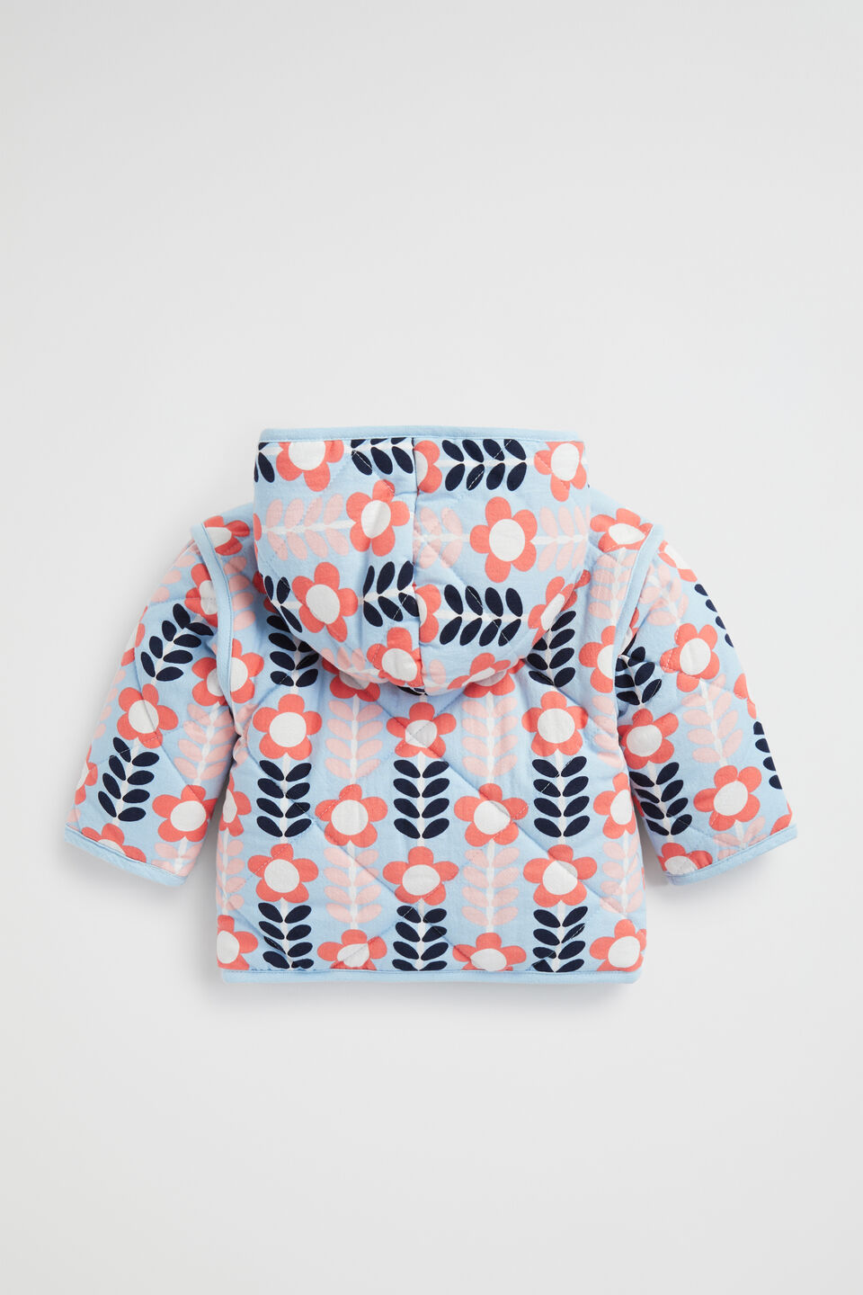 Floral Jacket  Pale Blue