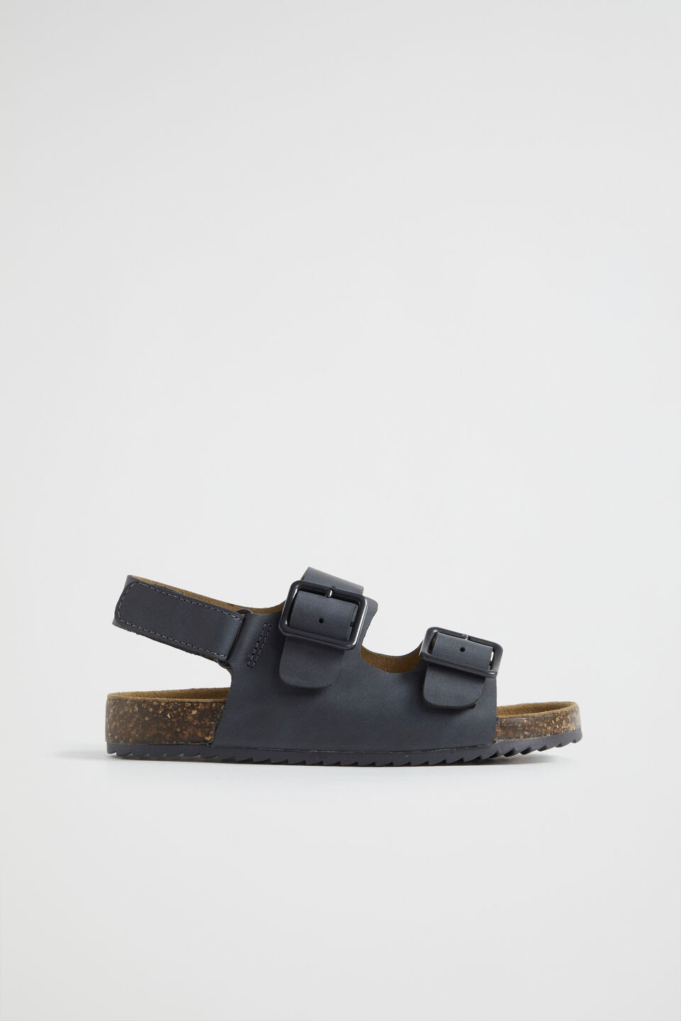 Double Buckle Slide  Navy