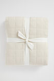 Quilted Coverlet  Flax Cross Dye  hi-res