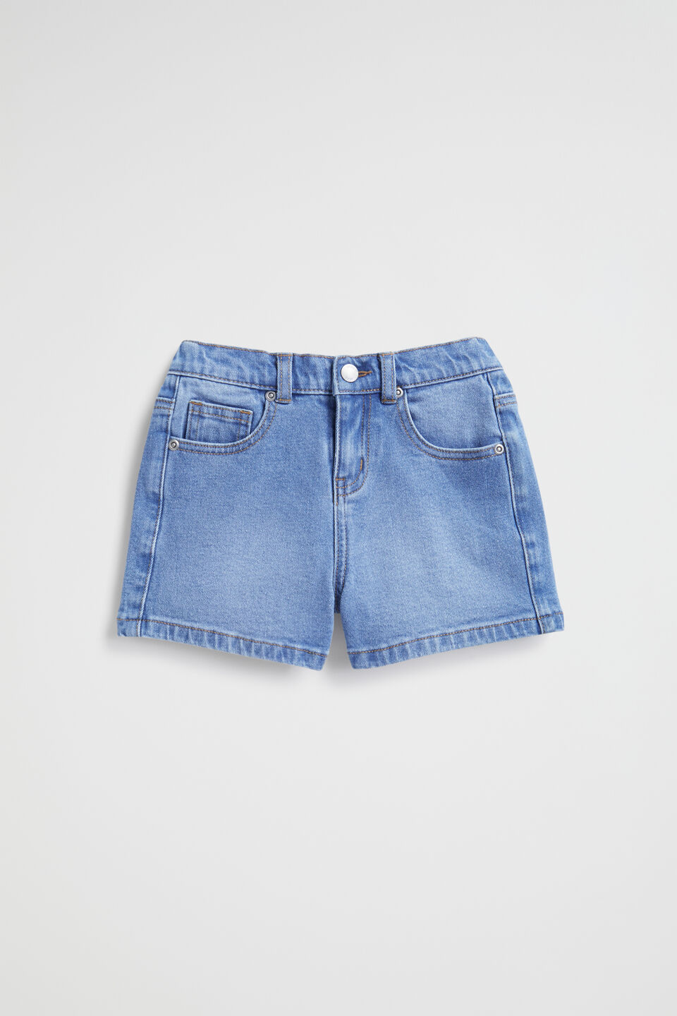 Denim Short  Bright Blue Wash