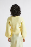 Wool Blend Wrap Sweater  Soft Butter Marle  hi-res