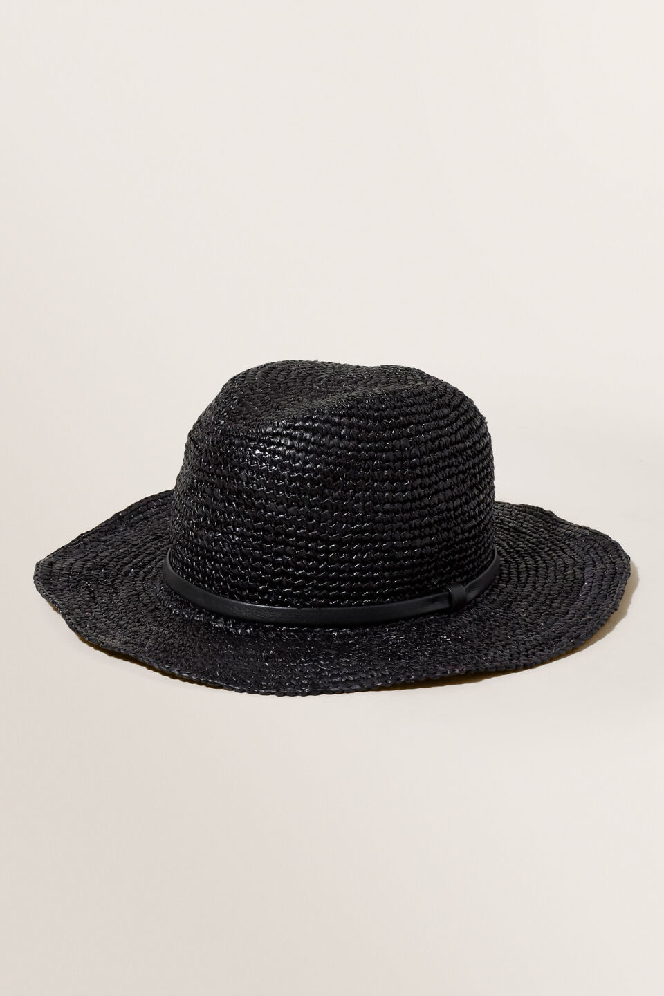 Essential Panama Hat  True Black