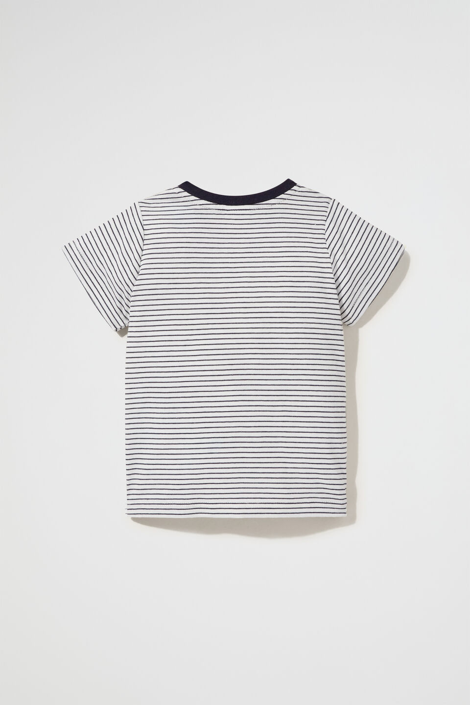 Core Logo Tee  Blue Stripe