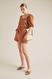 Tie Up Cheesecloth Shorts    hi-res