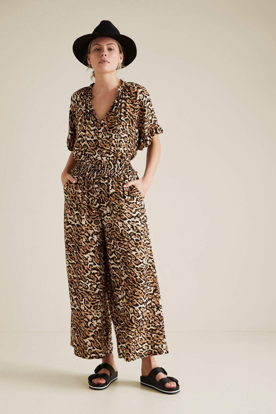 Animal Blouse  Leopard