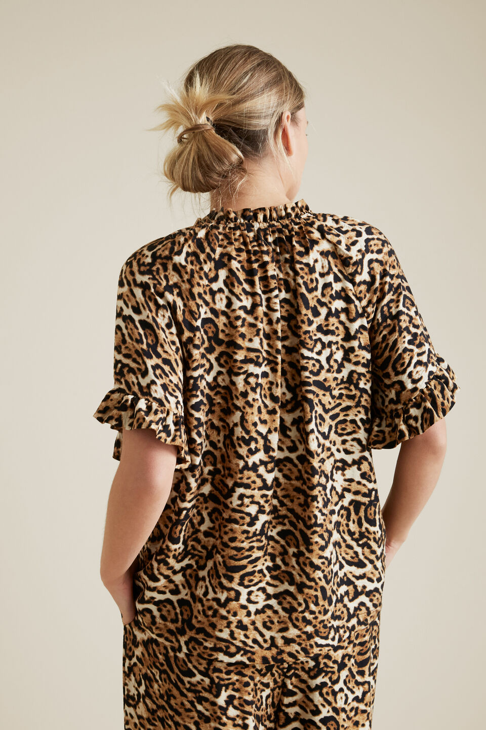 Animal Blouse  Leopard