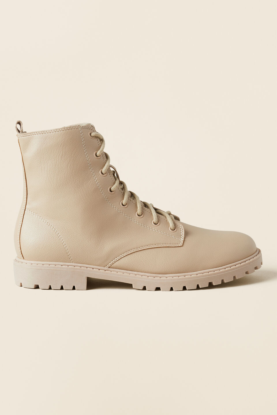 Lace Up Hiking Boot  Neutral