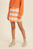 Check Skirt  Baby Blue  hi-res
