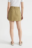 Denim Mini A Line Skirt  Deep Bronze  hi-res
