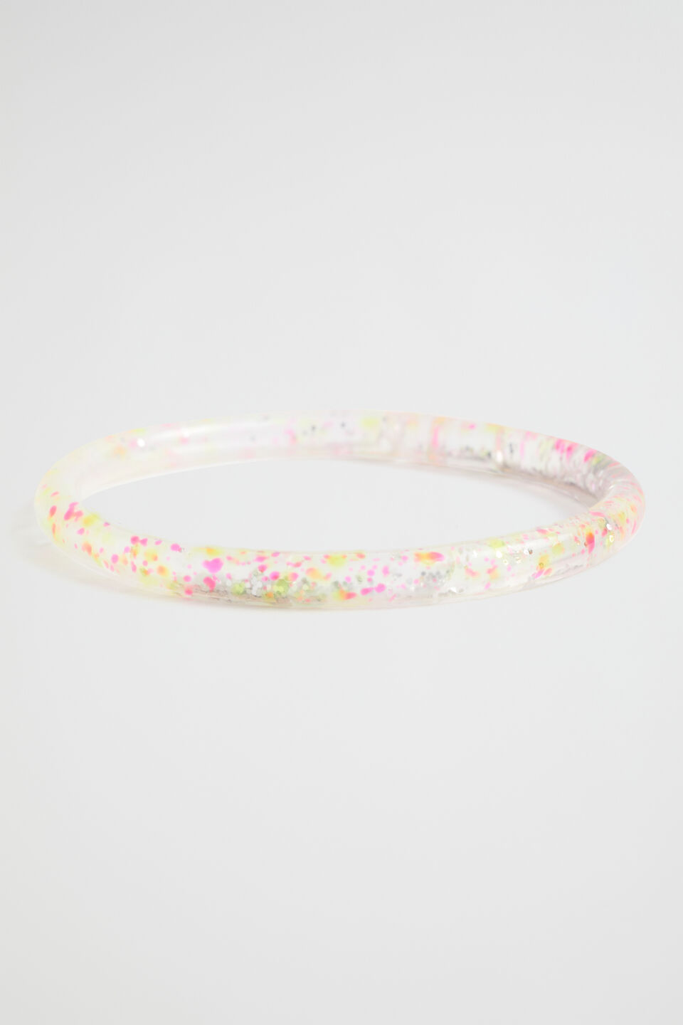 Rainbow Glitter Bangles  Multi