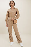 Relaxed Cotton Poplin Shirt  Honey Dew  hi-res
