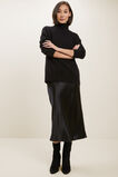 High Neck Wool Sweater  Black  hi-res