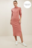 Sustainable Simple Knit Dress  Old Rose  hi-res