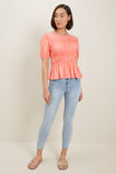 Ruched Bodice Tee  Coral Rose  hi-res
