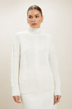 Cable Knit Sweater  French Vanilla  hi-res