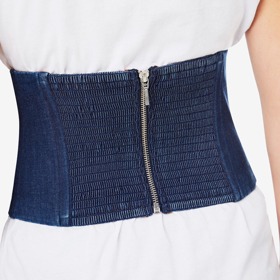 Denim Corset  
