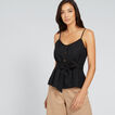 Button Down Tie Top    hi-res