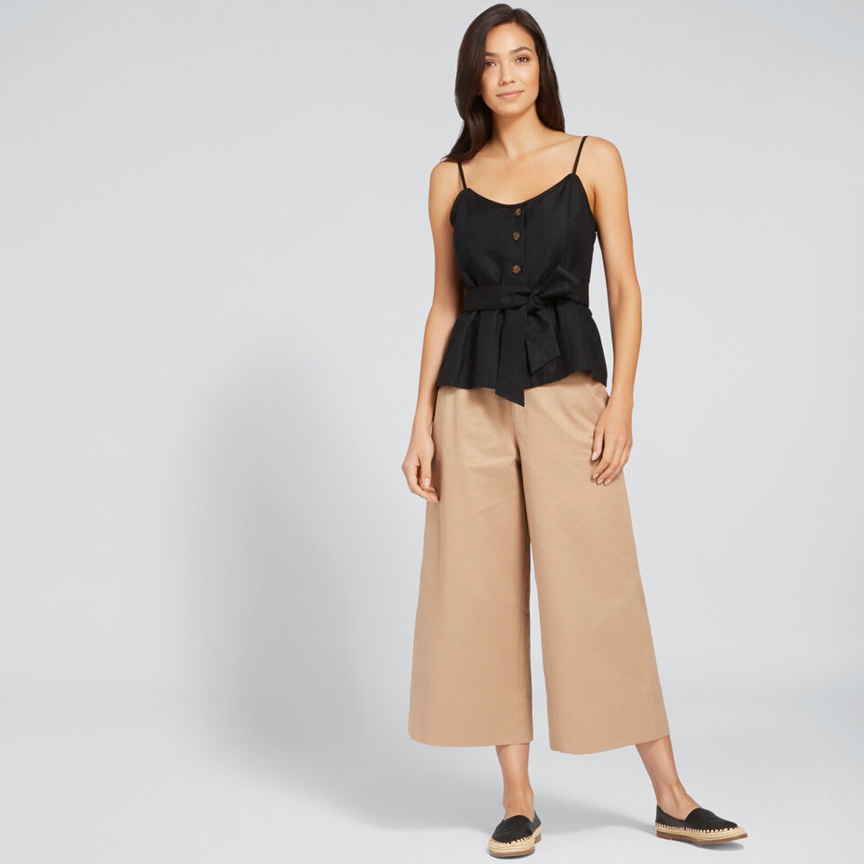 Button Down Tie Top  