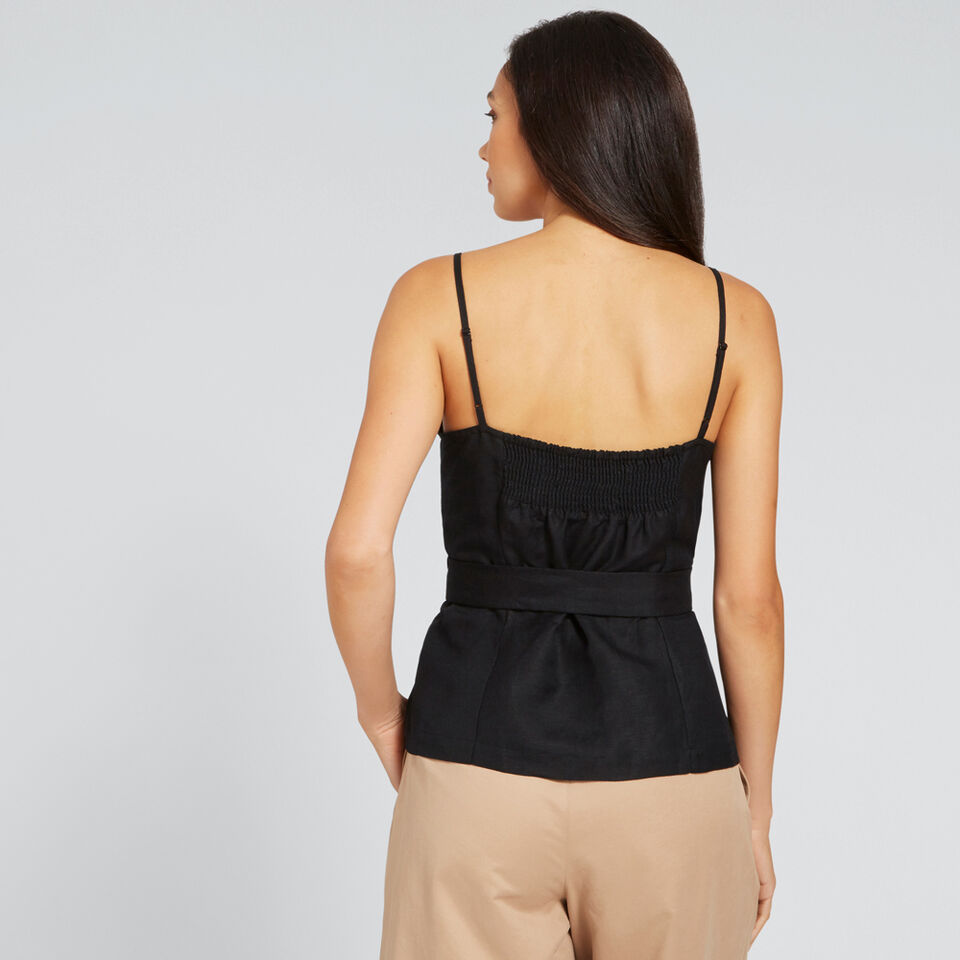 Button Down Tie Top  