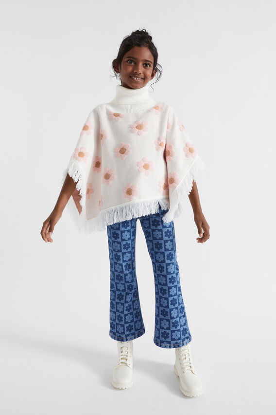 Daisy Poncho  Multi  hi-res