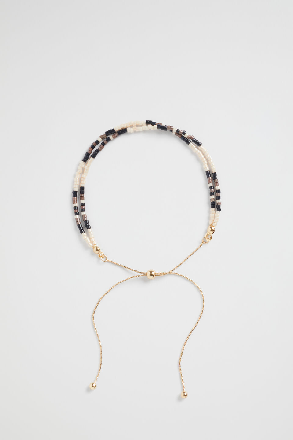 Adjustable Bead Bracelet  Multi
