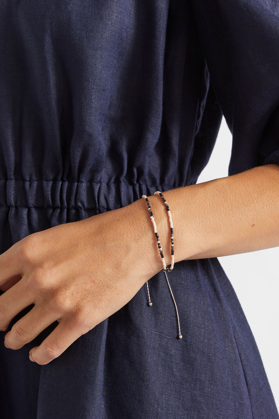 Adjustable Bead Bracelet  Multi