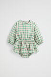 Gingham Romper  Pea Green  hi-res