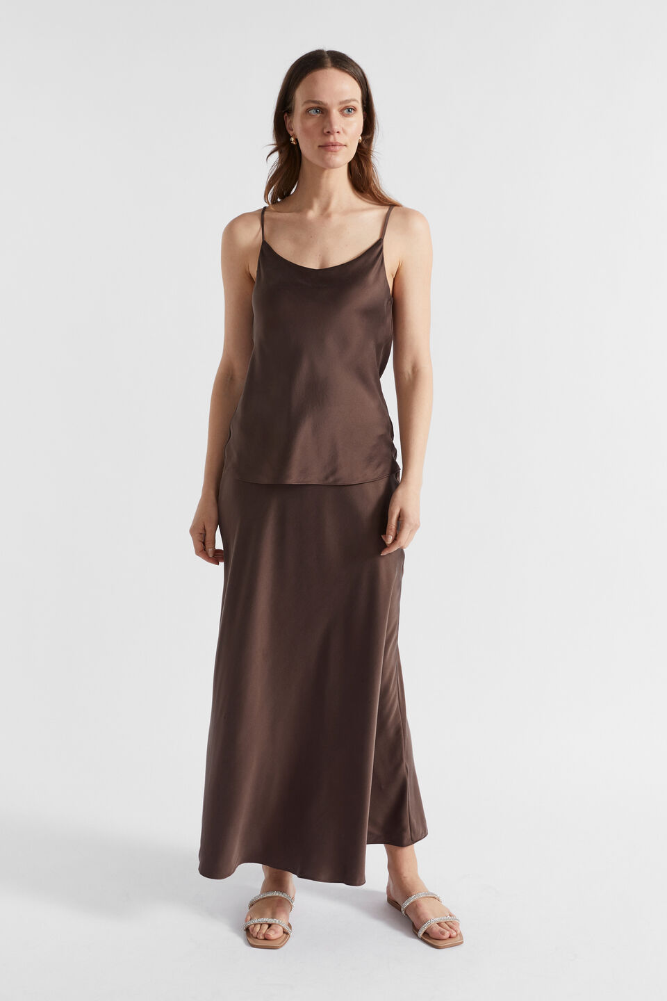 Silk Camisole  Deep Raisin