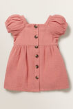 Cheesecloth Button Dress    hi-res