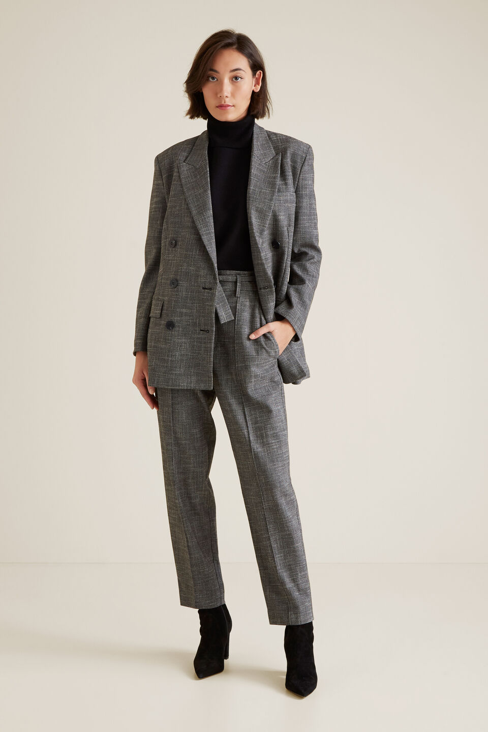 Textured Blazer  