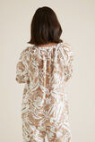 Palm Print Blouse  Palm Print  hi-res